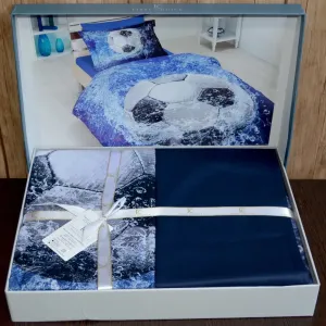 Alternative view of Постільна білизна 3D Satin 160 × 220 см (полуторний) Football від First Choice