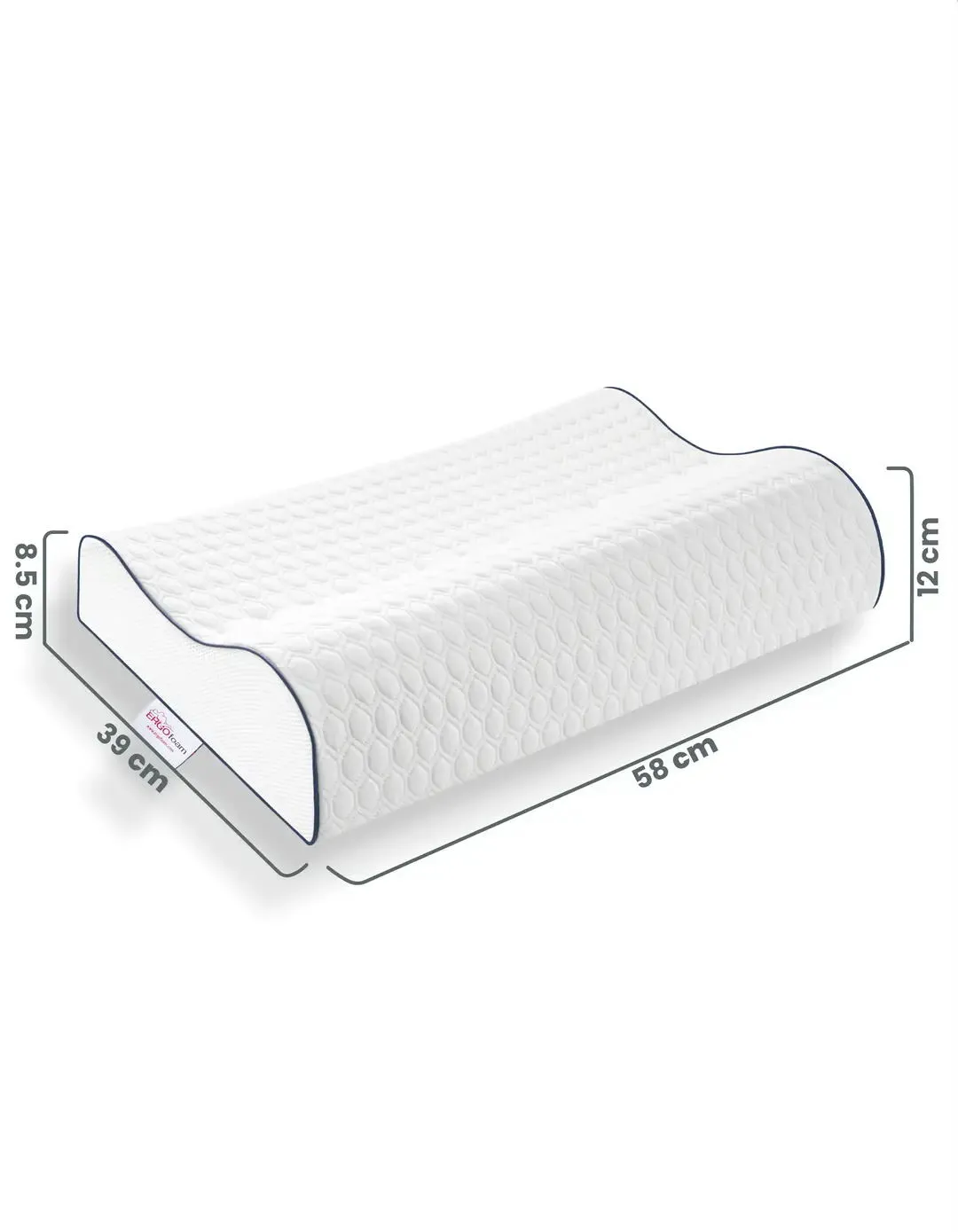 Подушка ортопедична Visco Eos Neck Backed від Ergo Foam - Зображення 2