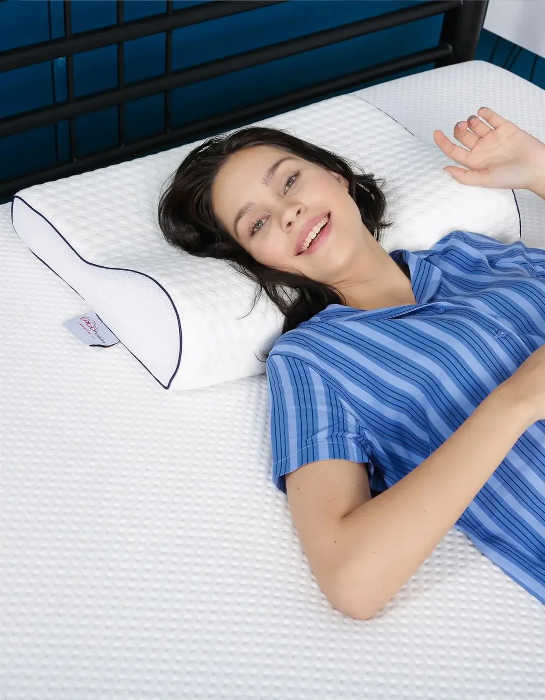 Подушка ортопедична Visco Eos Neck Backed від Ergo Foam - Зображення 7