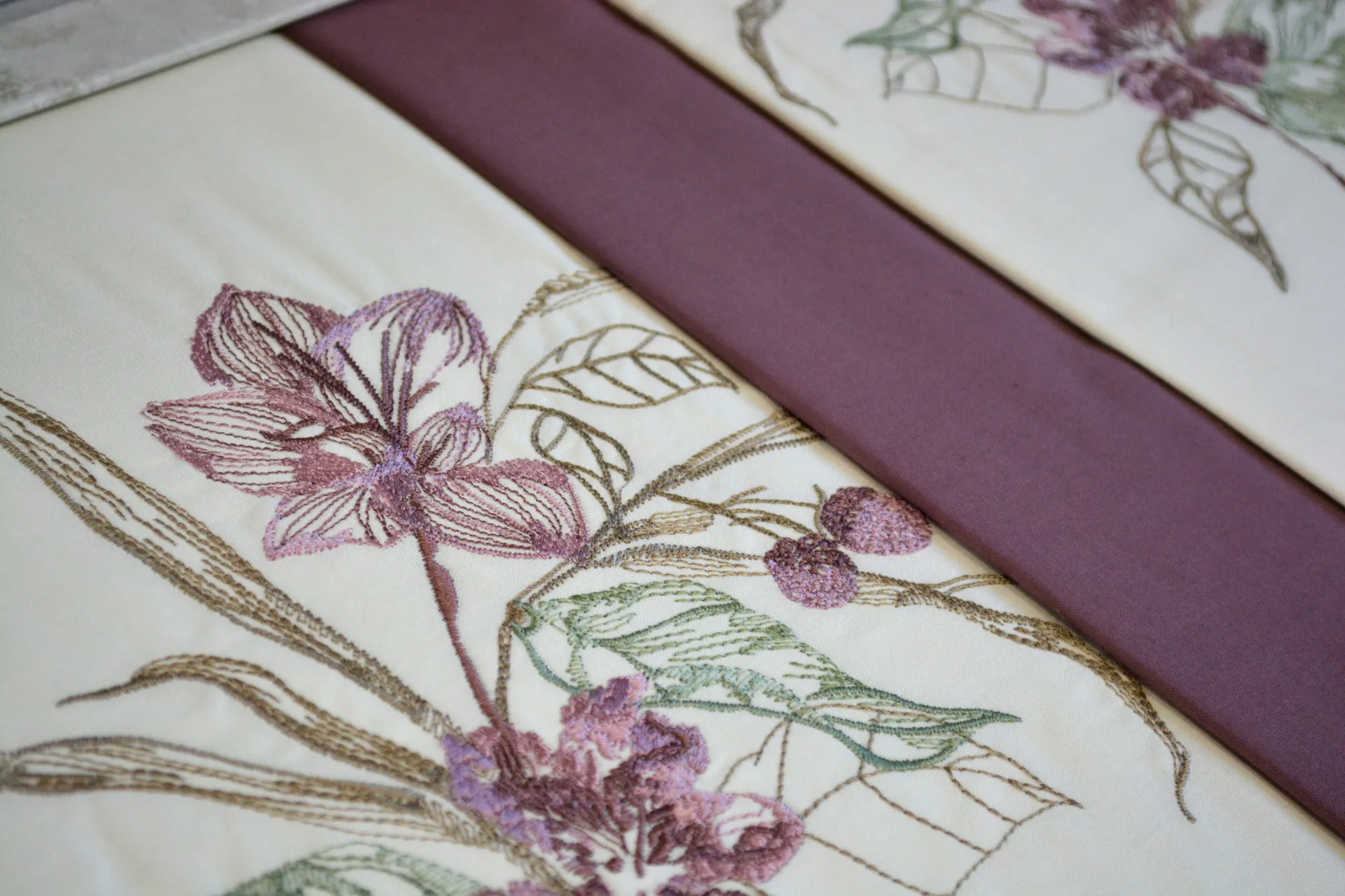 Постільна білизна Poplin 200 × 220 см (євро) Acelya Ekru від Maribor - Зображення 3