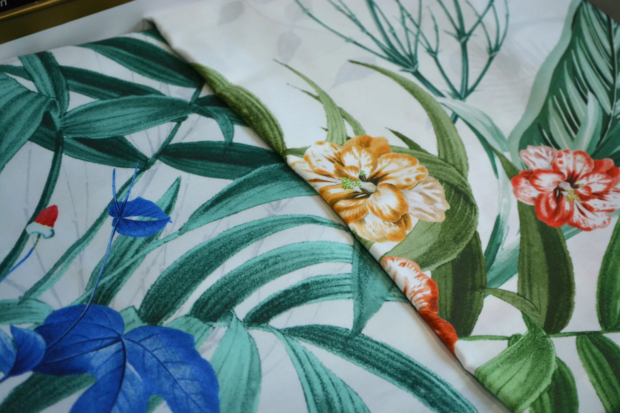 Постільна білизна Satin Deluxe 200 × 220 см (євро) Aden Yesil від TAC - Зображення 3