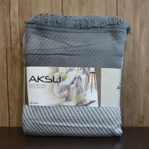 Alternative view of Плед Halley 150 × 200 см Сірий від Aksu