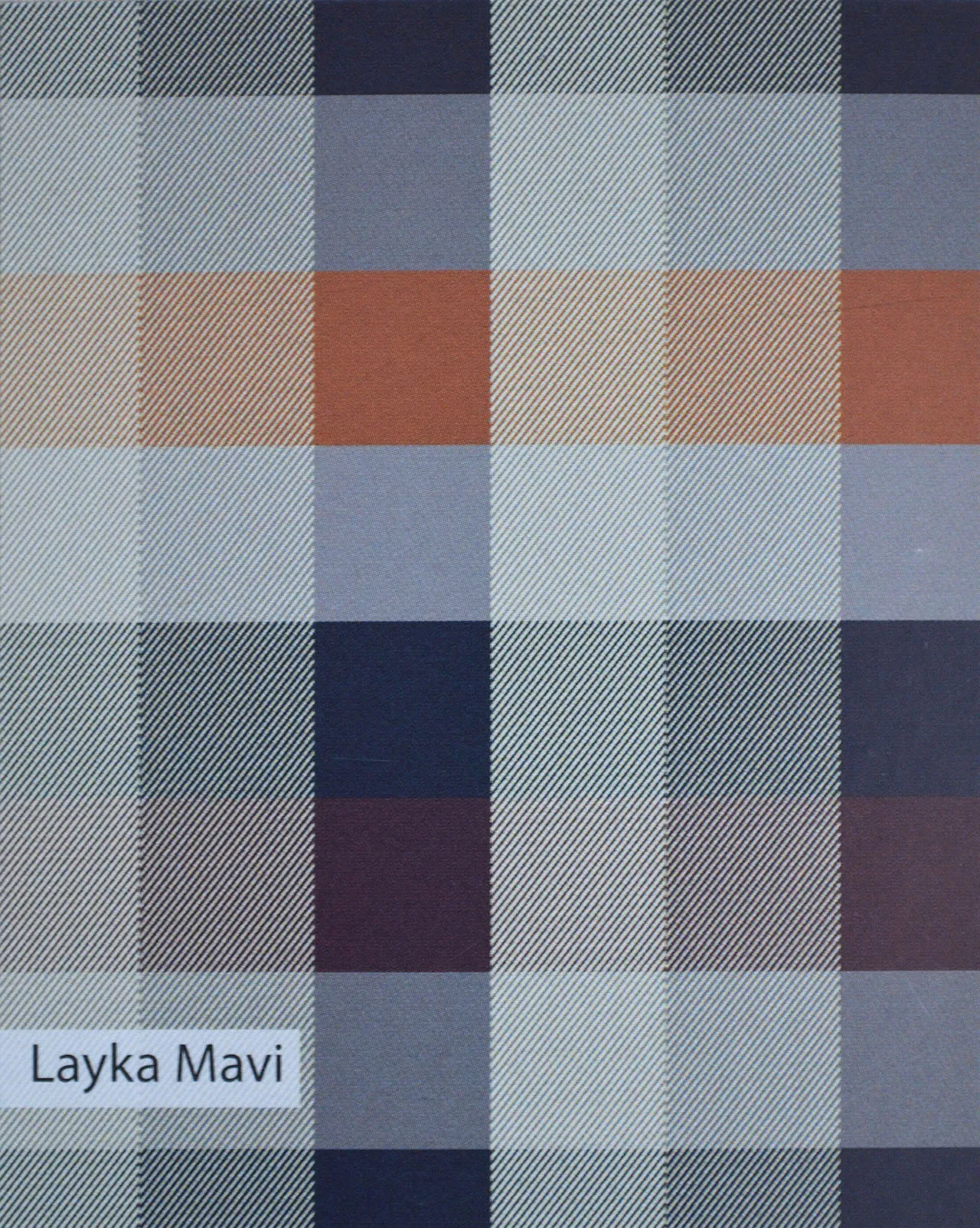 Плед Layka 180 × 220 см Синій від Aksu - Зображення 2