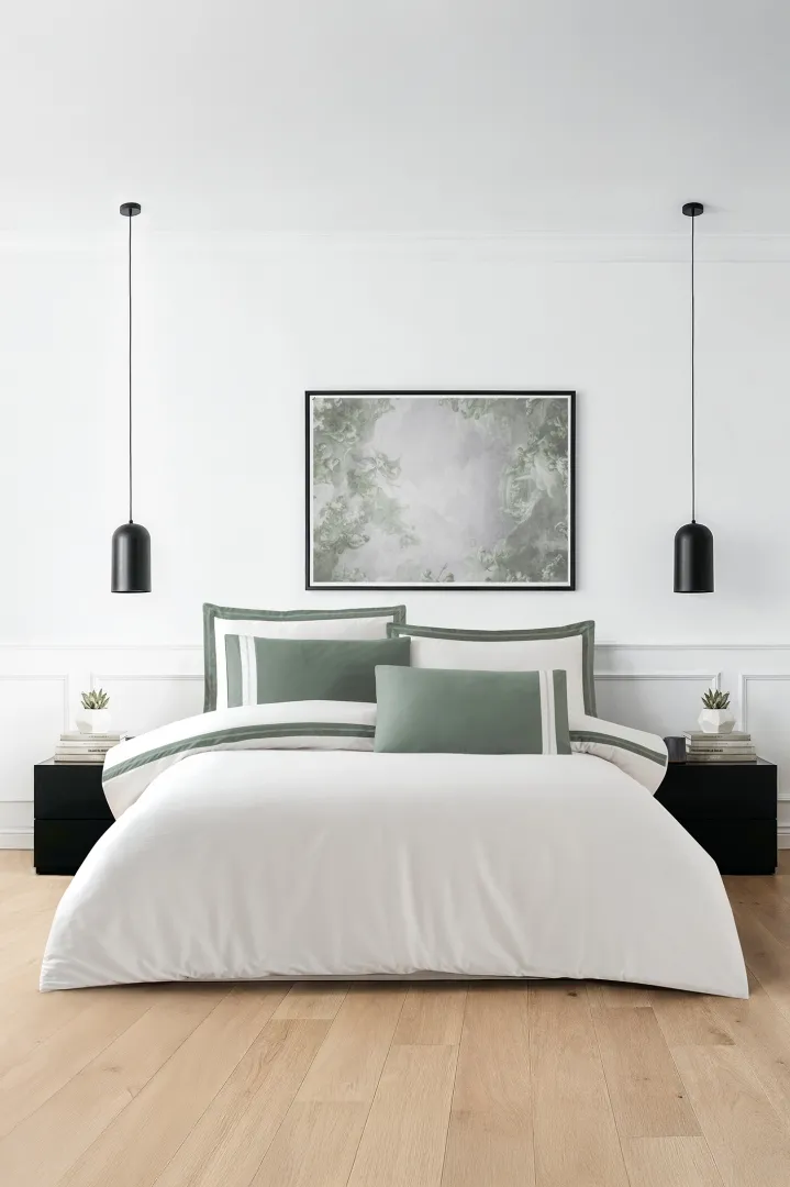 Постільна білизна Mona Premium Satin 300TC 200 × 220 см (євро) Alara Cream від La Romano