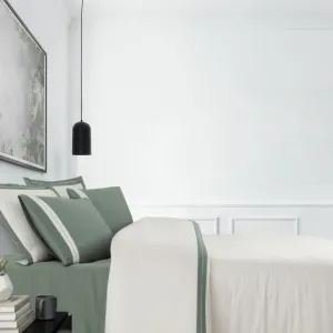 Alternative view of Постільна білизна Mona Premium Satin 300TC 200 × 220 см (євро) Alara Cream від La Romano