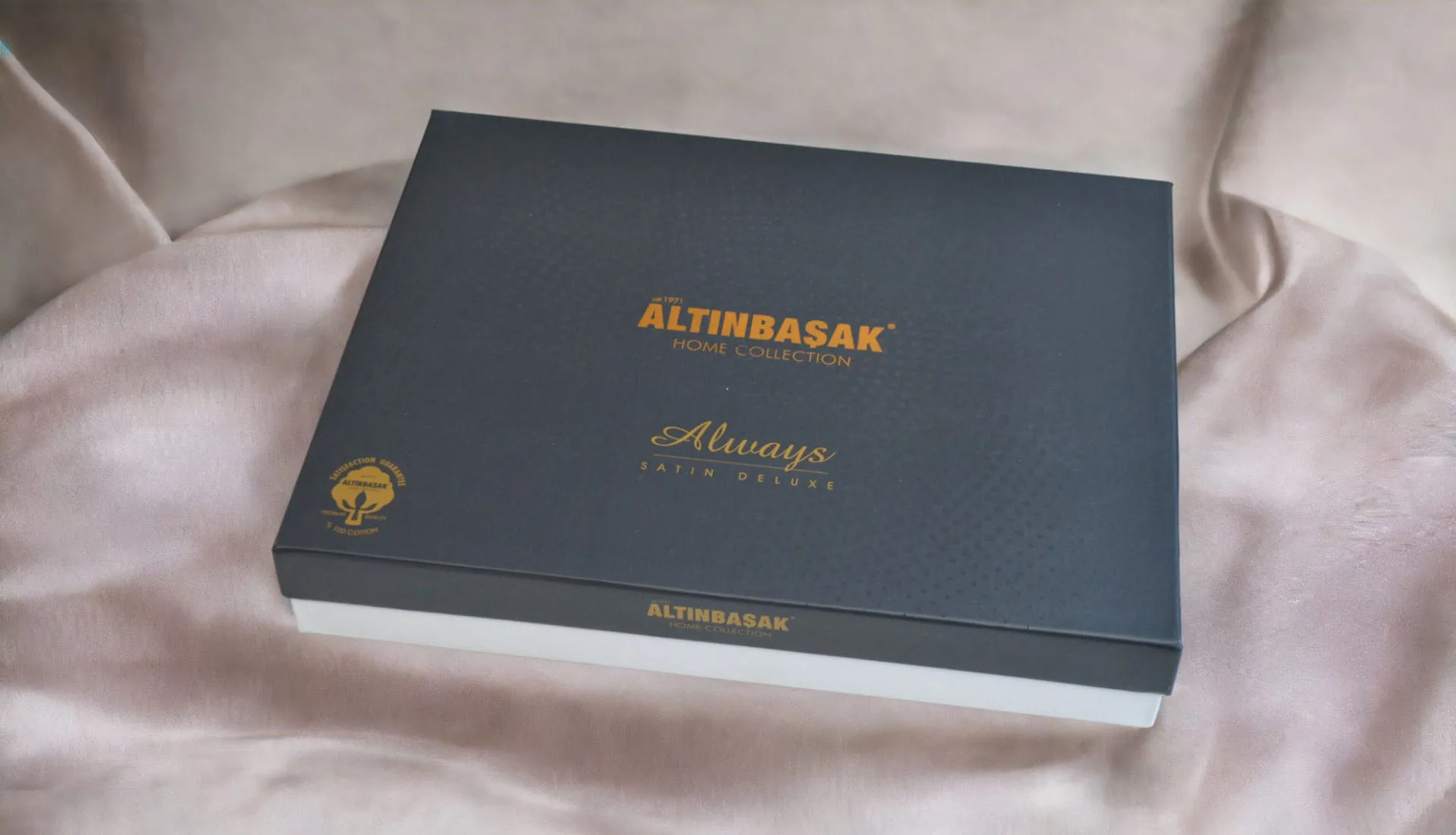 Постільна білизна Satin 200 × 220 см (євро) Always Ekru від Altinbasak - Зображення 4