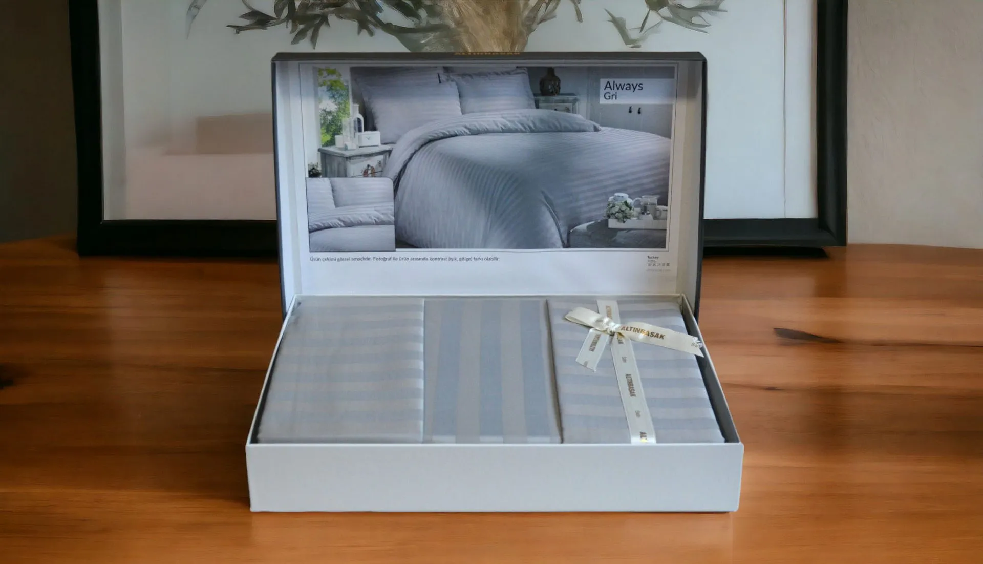 Постільна білизна Satin 200 × 220 см (євро) Always Gri від Altinbasak - Зображення 2