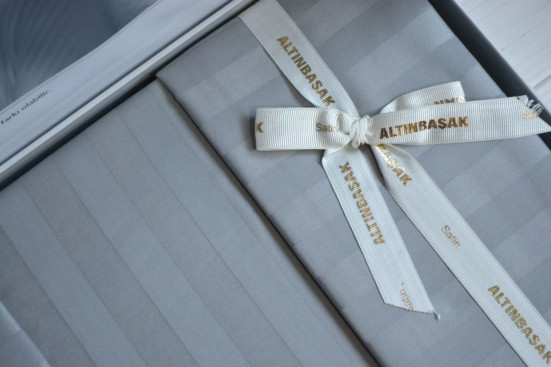 Постільна білизна Satin 200 × 220 см (євро) Always Gri від Altinbasak - Зображення 3