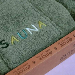 Alternative view of Набір чоловічий Sauna зелений від Amore