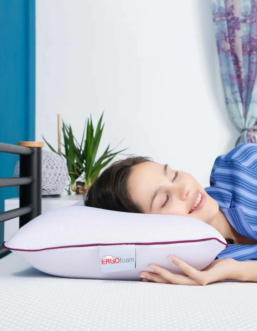 Подушка ортопедична 60 × 40 × 16 см Visko Aroma Therapy Lavender від Ergo Foam - Зображення 6