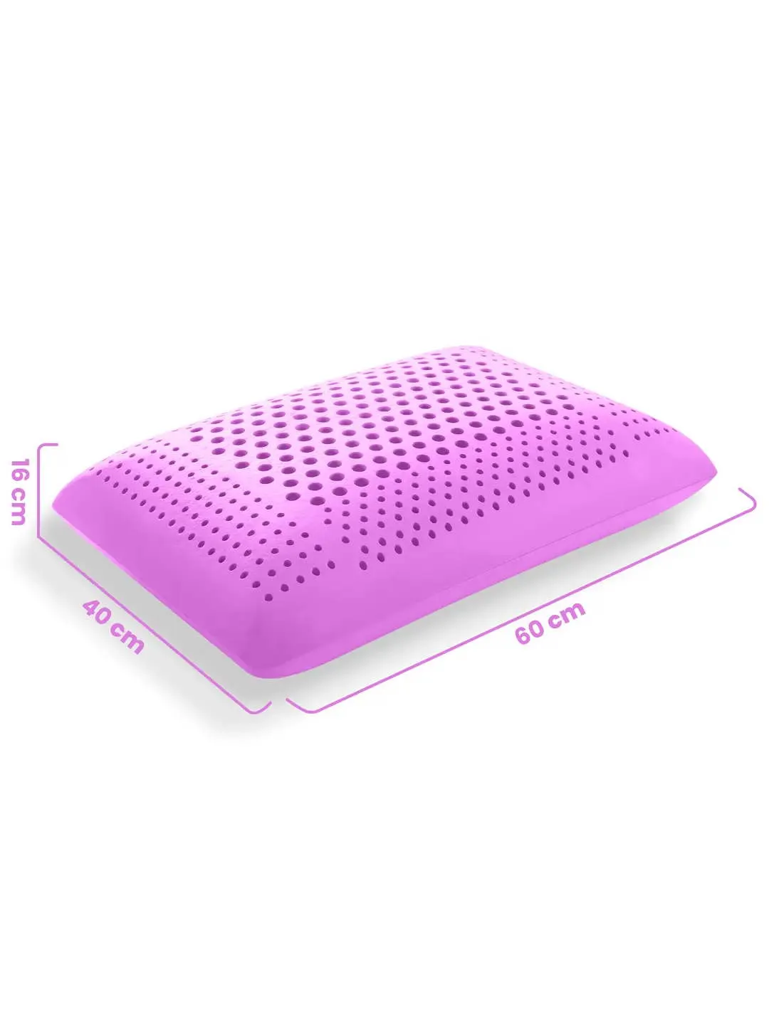 Подушка ортопедична 60 × 40 × 16 см Visko Aroma Therapy Lavender від Ergo Foam - Зображення 7