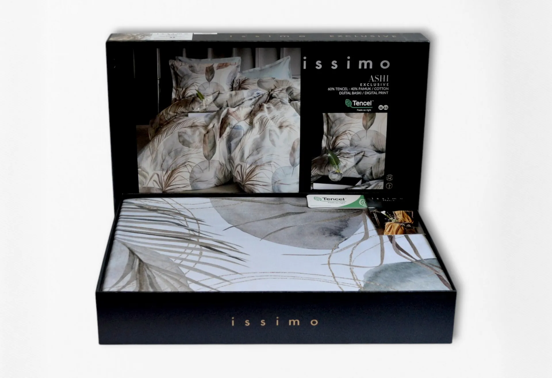 Комплект постільної білизни Digital Tencel 200 × 220 см (євро) Ashi від Issimo - Зображення 7