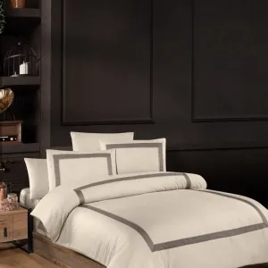 Постільна білизна Deluxe Satin 200 × 220 см (євро) Belezza Cappuccino від First Choice