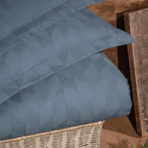 Alternative view of Постільна білизна Jacquard Satin 200 × 220 см (євро) Boris Dark Grey від First Choice