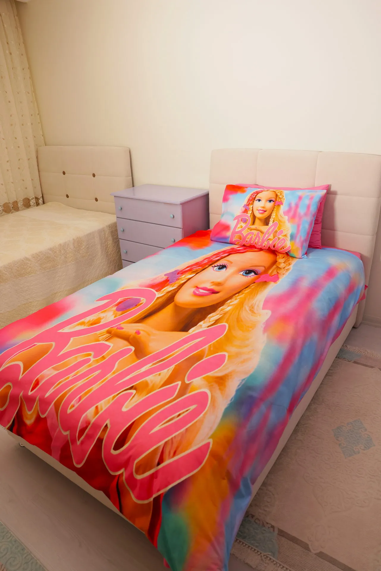 Дитяча постільна білизна Ranforse 160 × 220 см (полуторний) Barbie Cute від Kayra - Зображення 3