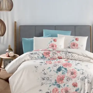 Постільна білизна Ranforce 160 × 220 см (полуторний) Benedic Aqua від First Choice
