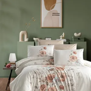 Постільна білизна Ranforce 160 × 220 см (2 шт., сімейний) сімейна Benedic Cappuccino від First Choice
