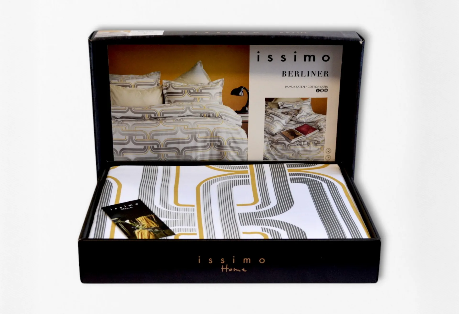 Комплект постільної білизни Cotton Satin 200 × 220 см (євро) Berliner від Issimo - Зображення 6
