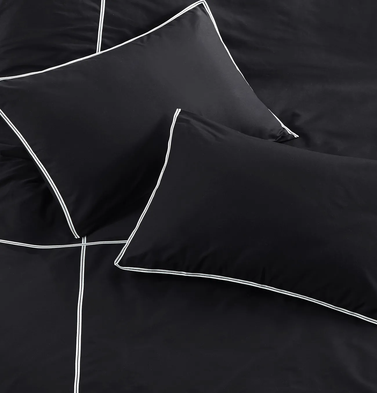Постільна білизна Ranforce Prima 200 × 220 см (євро) Carven Black від Turkiz - Зображення 3