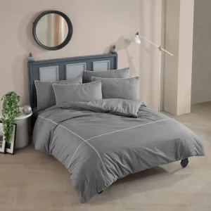 Постільна білизна Ranforce Prima 200 × 220 см (євро) Carven Grey від Turkiz