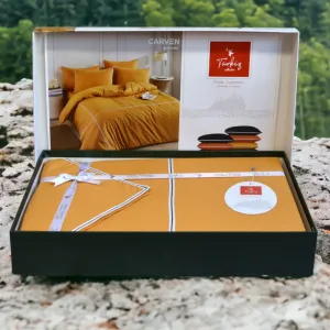 Alternative view of Постільна білизна Ranforce Prima 200 × 220 см (євро) Carven Mustard від Turkiz