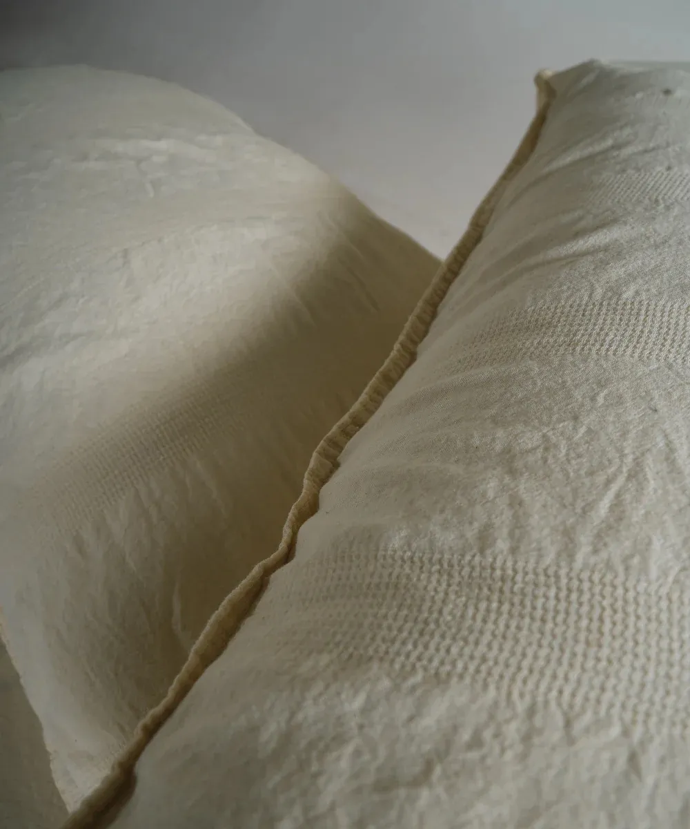 Постільна білизна Stonewashed 200 × 220 см (євро) Cassandra Cream від Limasso - Зображення 6