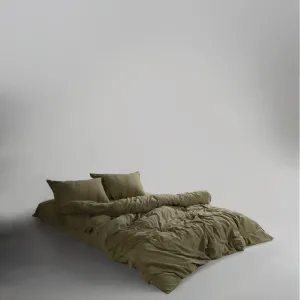 Alternative view of Постільна білизна Stonewashed 200 × 220 см (євро) Cassandra Olive від Limasso