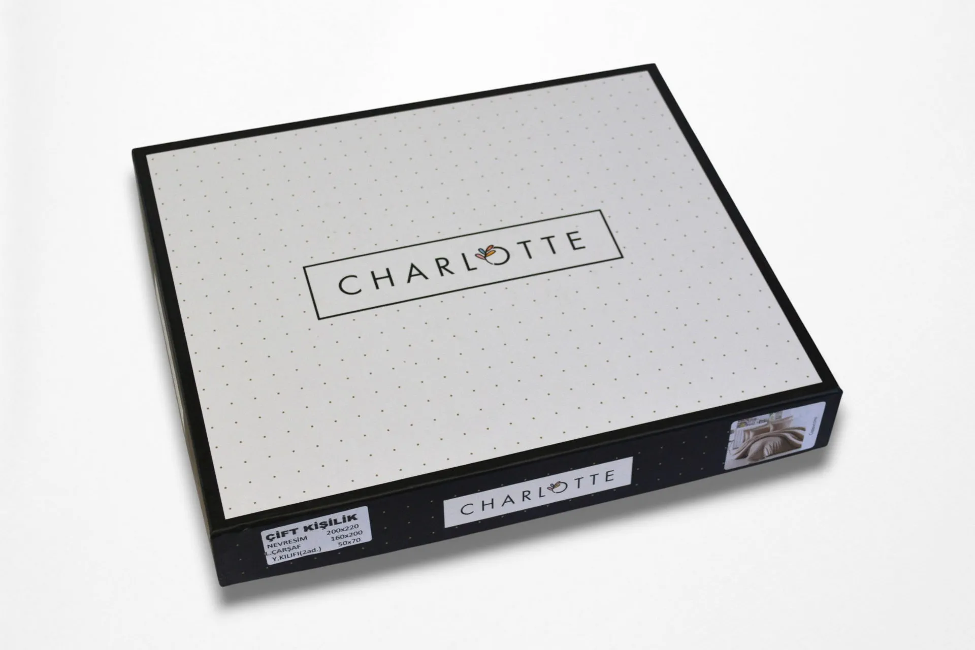 Постільна білизна Stripe Satin 200 × 220 см (євро) Antrasit від Charlotte - Зображення 5