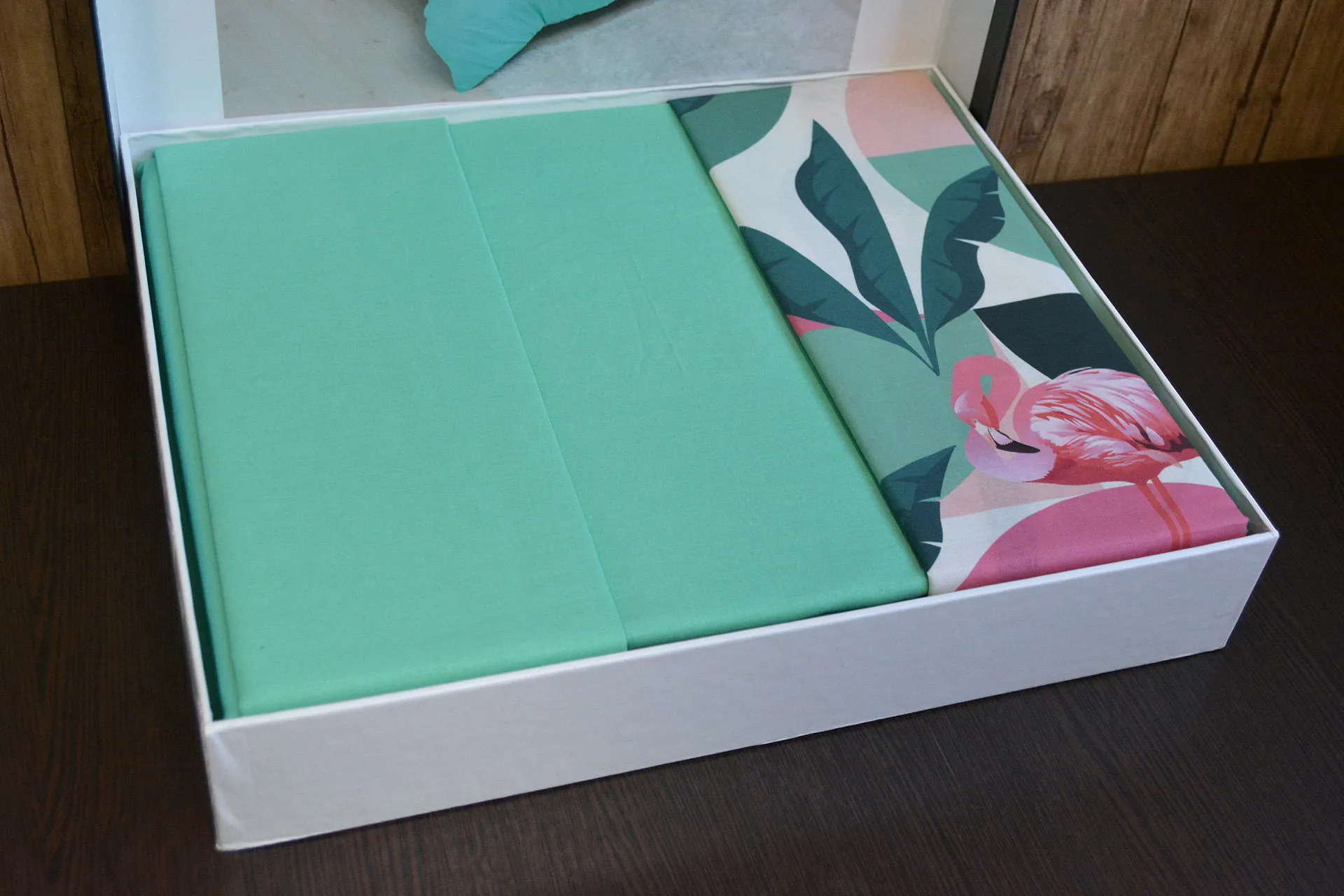 Постільна білизна Charlotte Duz Boya 160 × 220 см (полуторний) Flamingo від Ugurlu - Зображення 3