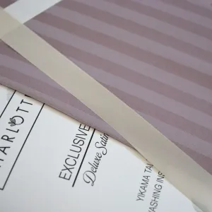 Alternative view of Постільна білизна Stripe Satin 200 × 220 см (євро), простирадло 180х200+30 см Murdum від Charlotte