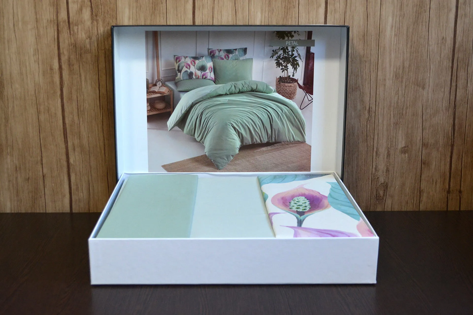 Постільна білизна Charlotte Duz Boya 160 × 220 см (полуторний) Petal від Ugurlu - Зображення 2