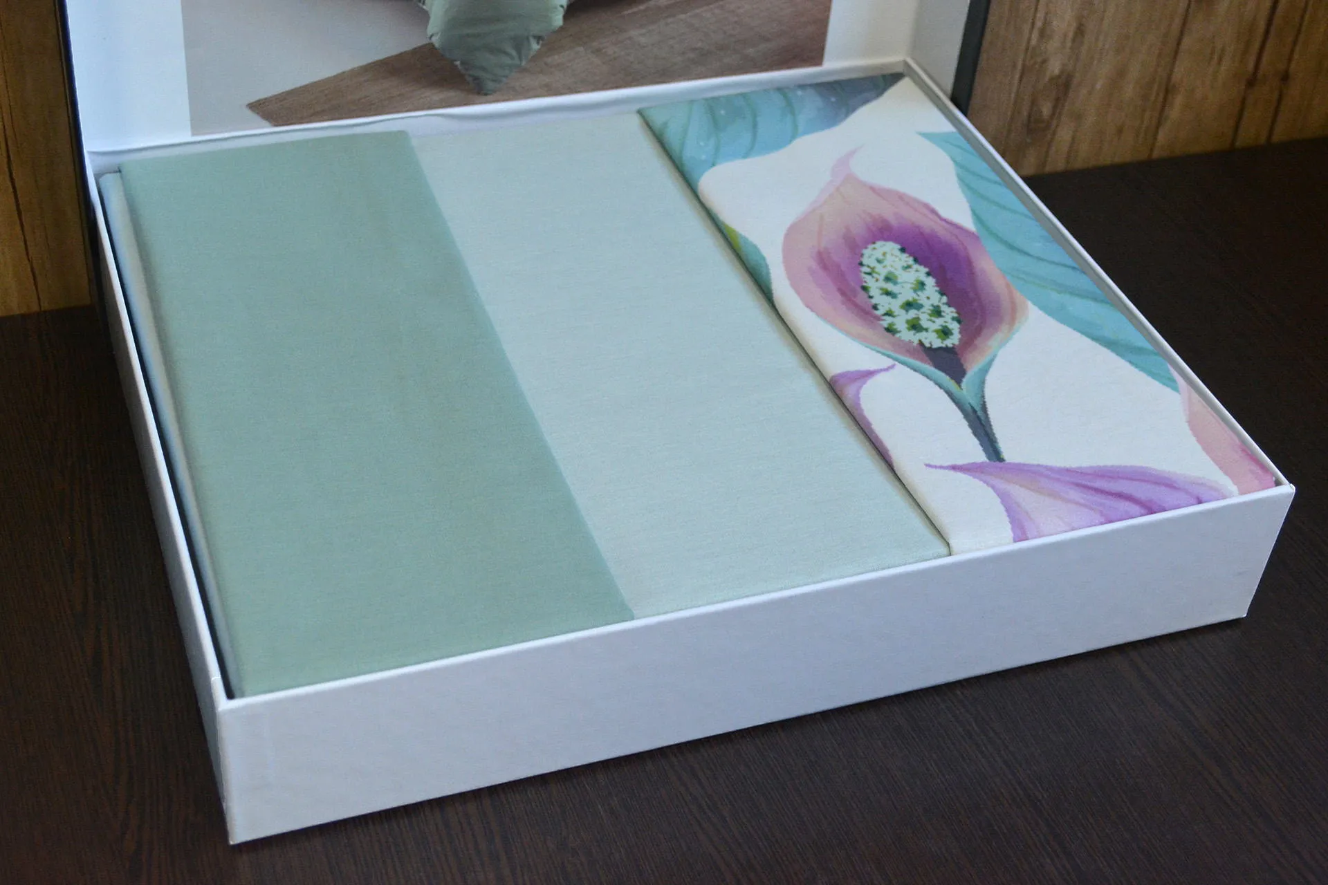 Постільна білизна Charlotte Duz Boya 160 × 220 см (полуторний) Petal від Ugurlu - Зображення 3