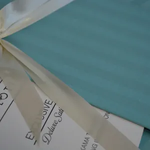 Alternative view of Постільна білизна Stripe Satin 200 × 220 см (євро), простирадло 180х200+30 см Su Yesili від Charlotte