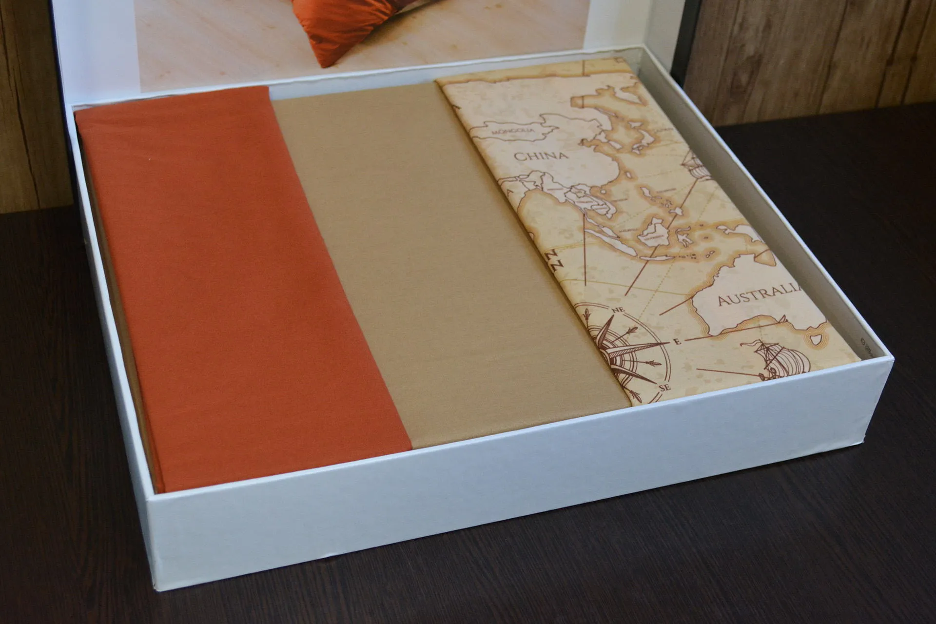 Постільна білизна Charlotte Duz Boya 200 × 220 см (євро) World Map від Ugurlu - Зображення 3