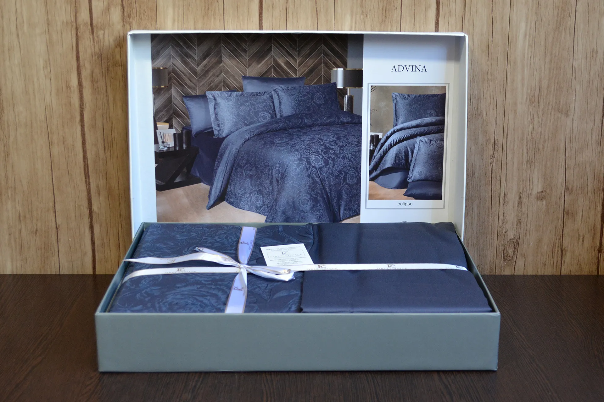 Постільна білизна Cotton Satin 160 × 220 см (2 шт., сімейний) сімейний Advina Eclipse від First Choice - Зображення 5