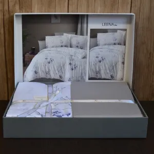 Alternative view of Постільна білизна Cotton Satin 200 × 220 см (євро) Leena Lilac від First Choice