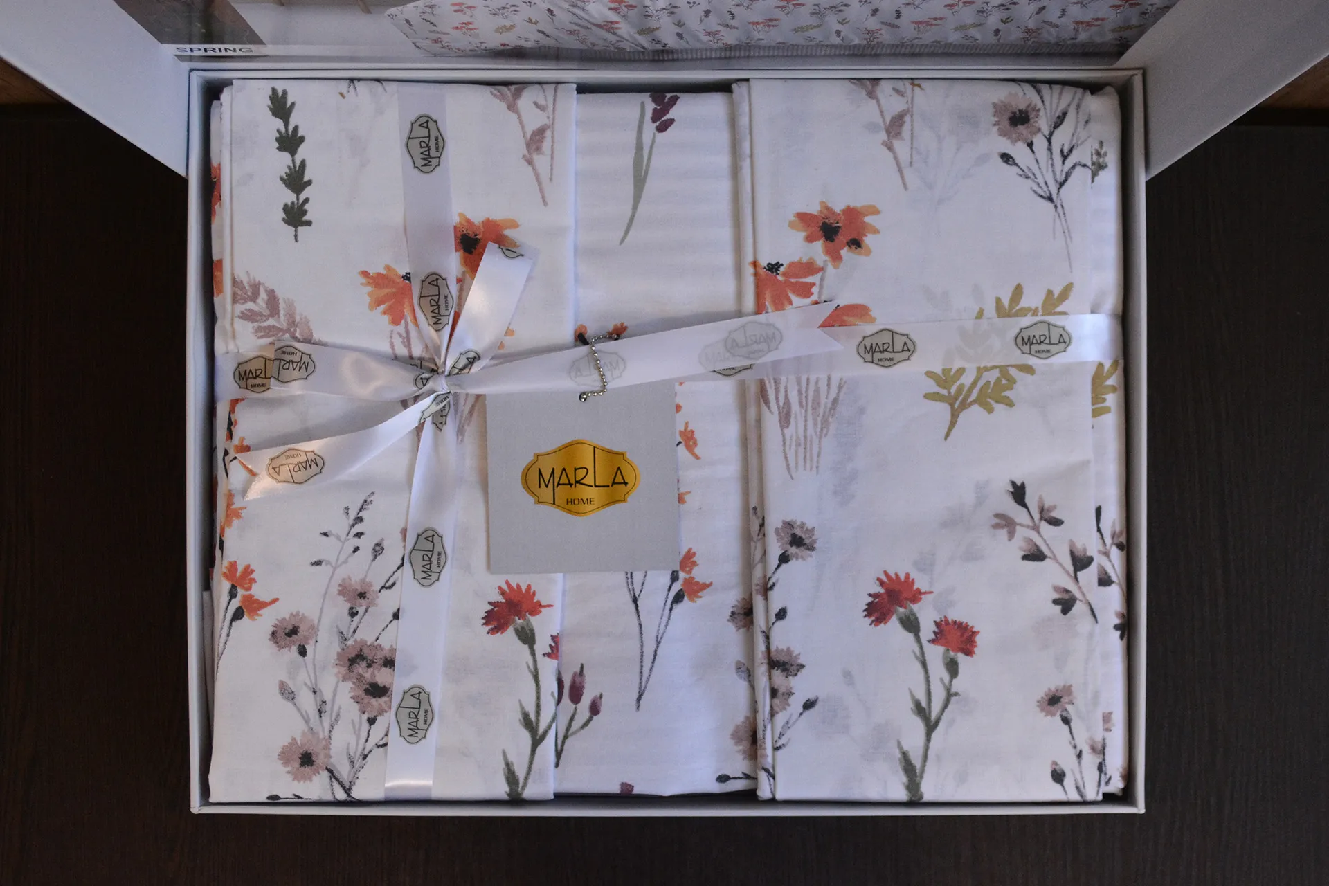 Постільна білизна Ranforse 200 × 220 см (євро) Spring від Marla - Зображення 4