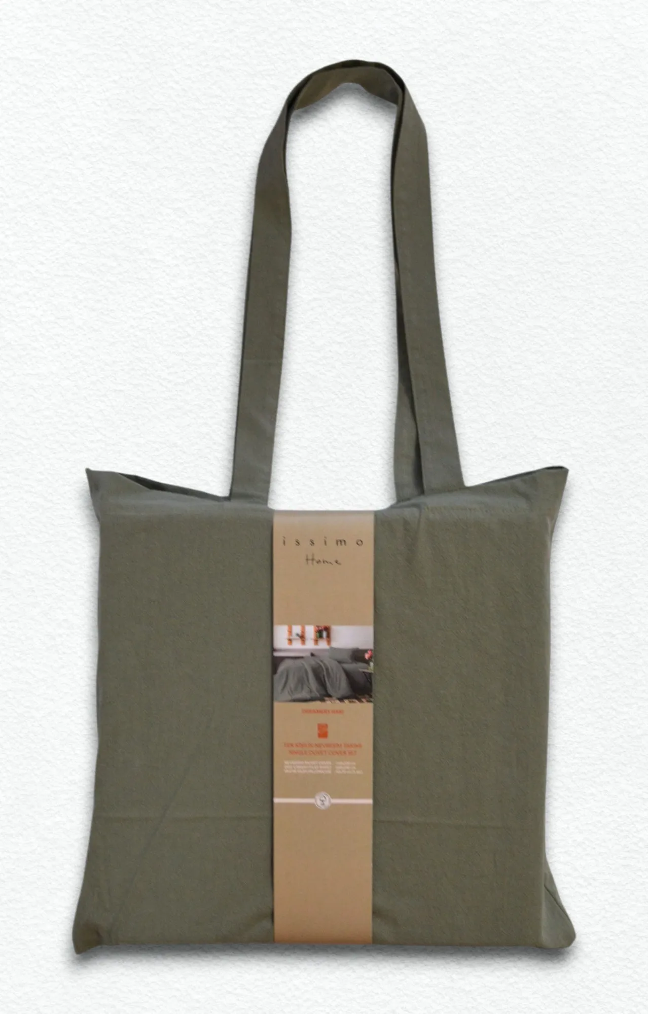 Постільна білизна Dreamers Poplin 160 × 220 см Khaki від Issimo - Зображення 5