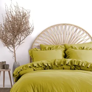 Постільна білизна Stonewashed Exclusive Ranforse 200 × 220 см (євро) Lemonade від Limasso