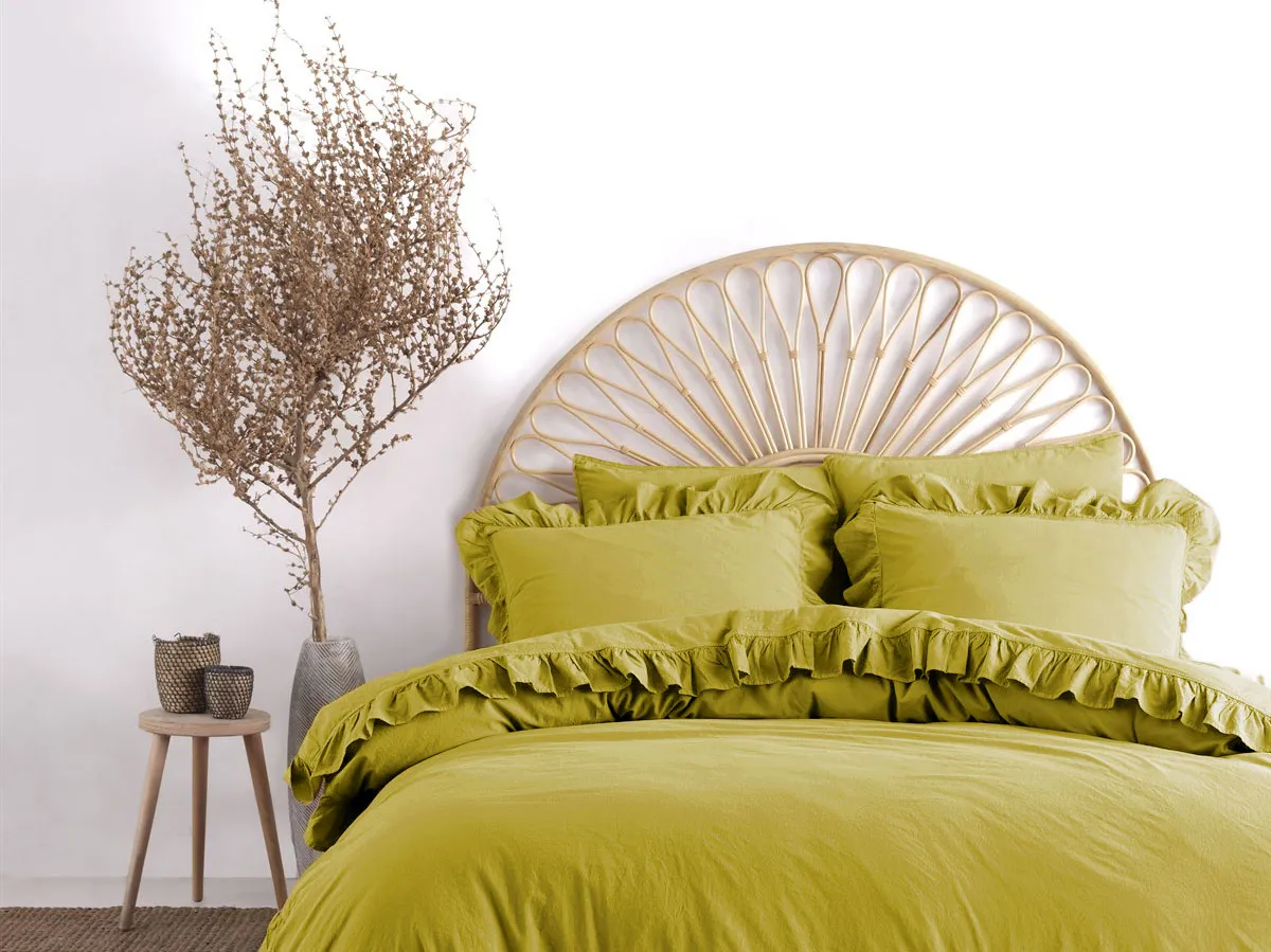 Постільна білизна Stonewashed Exclusive Ranforse 200 × 220 см (євро) Lemonade від Limasso