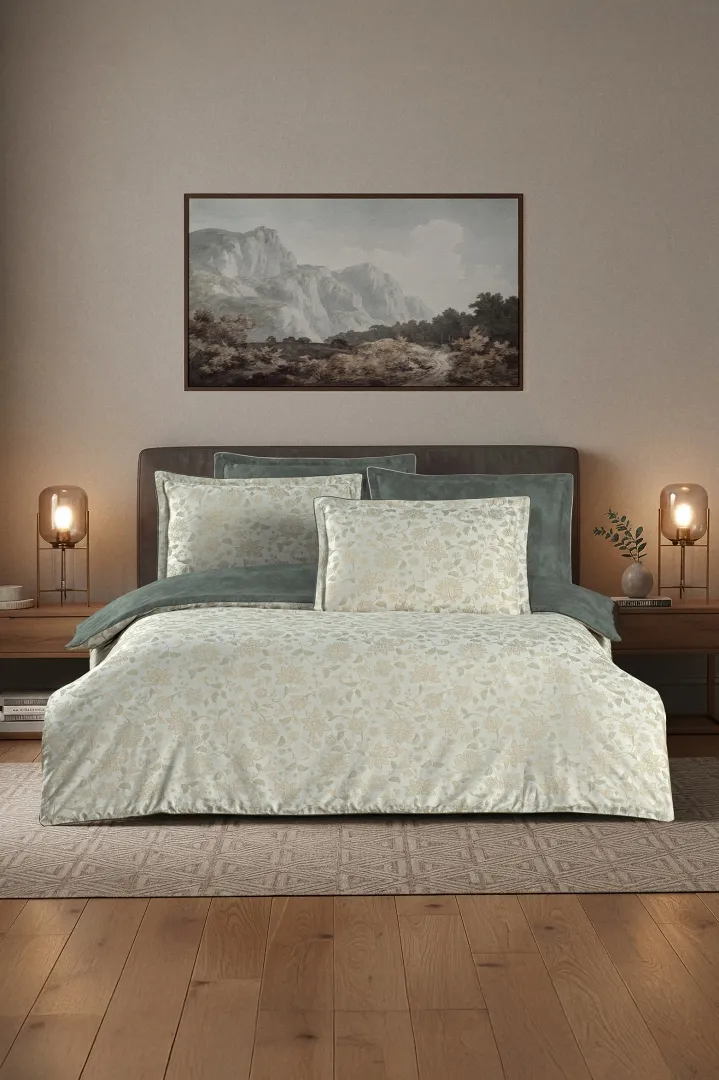 Постільна білизна Mona Premium Satin 300TC 200 × 220 см (євро) Edesa Beige від La Romano