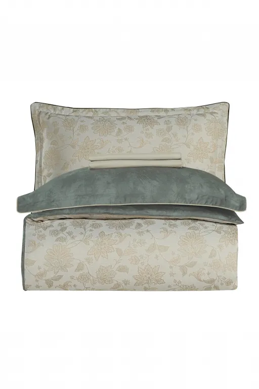 Постільна білизна Mona Premium Satin 300TC 200 × 220 см (євро) Edesa Beige від La Romano - Зображення 8