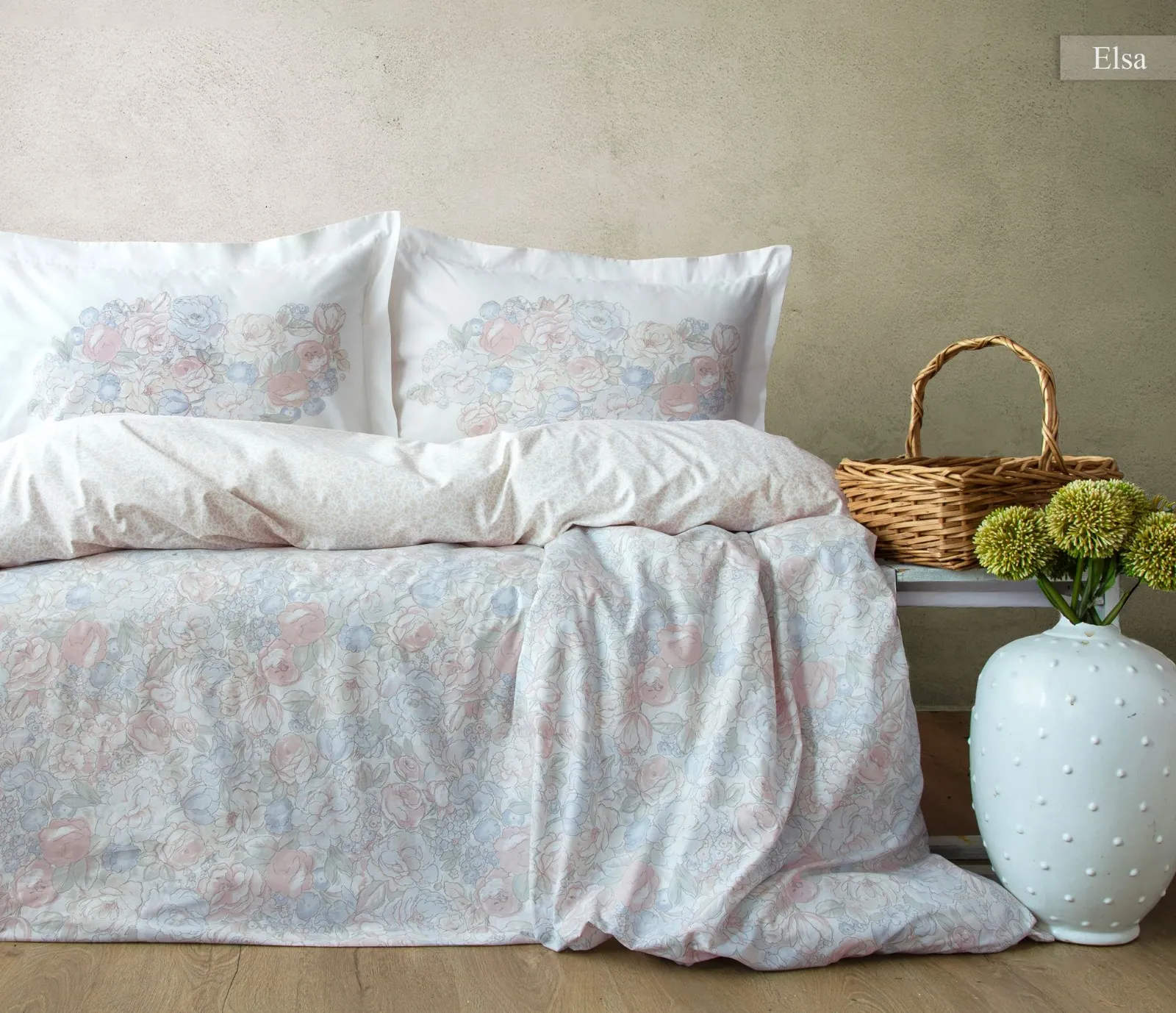 Постільна білизна Poplin 200 × 220 см (євро) Elsa від Pupilla