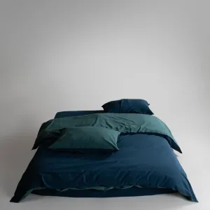 Alternative view of Постільна білизна Stonewashed Essualte 200 × 220 см (євро) Dress Blue-Dark Green від Limasso