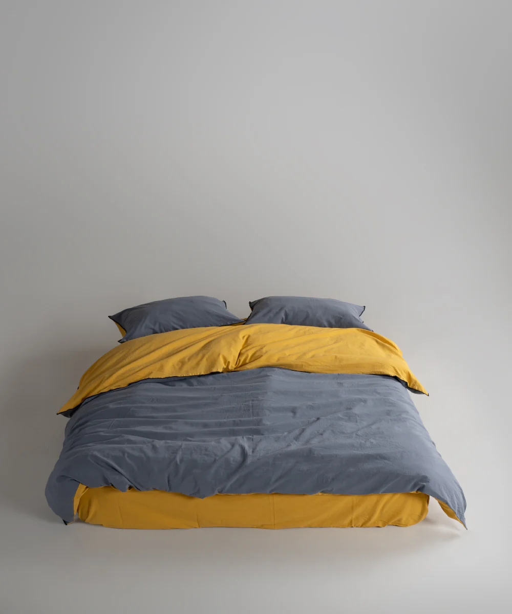 Постільна білизна Stonewashed Essualte 200 × 220 см (євро) Honey-Castle Rok від Limasso - Зображення 2