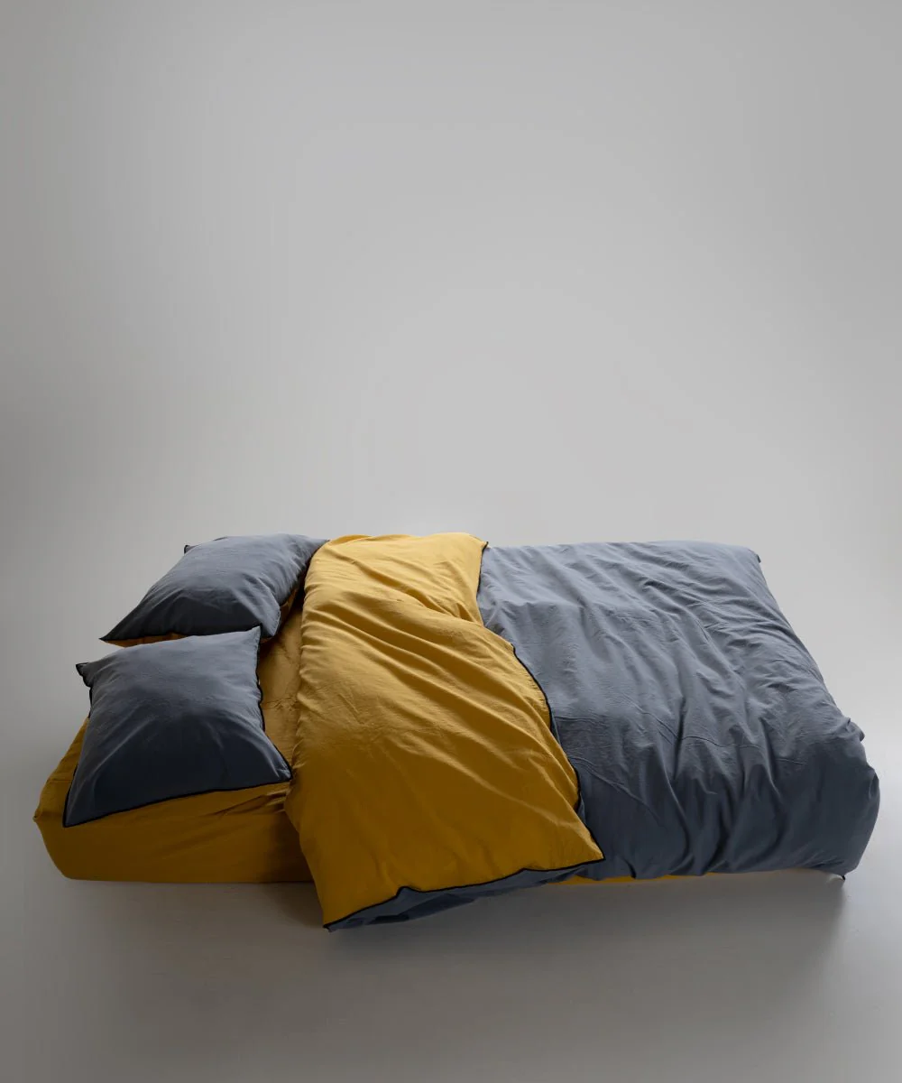 Постільна білизна Stonewashed Essualte 200 × 220 см (євро) Honey-Castle Rok від Limasso - Зображення 4