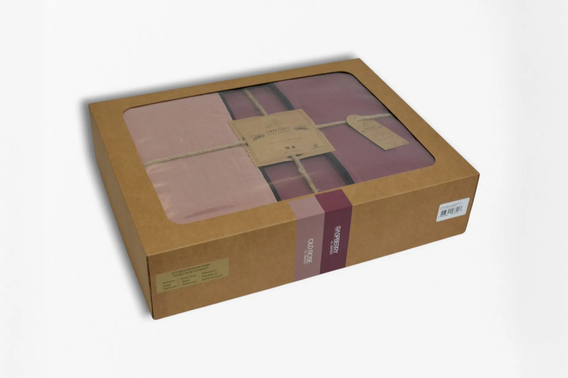 Постільна білизна Stonewashed Essualte 200 × 220 см (євро) Old Rose-Raspberry від Limasso - Зображення 9