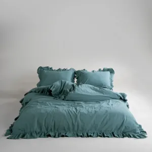 Постільна білизна Stonewashed Exclusive Ranforse 200 × 220 см (євро) Akdeniz Mavisi від Limasso