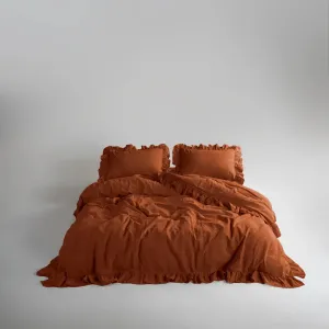 Постільна білизна Stonewashed Exclusive Ranforse 200 × 220 см (євро) Automne від Limasso