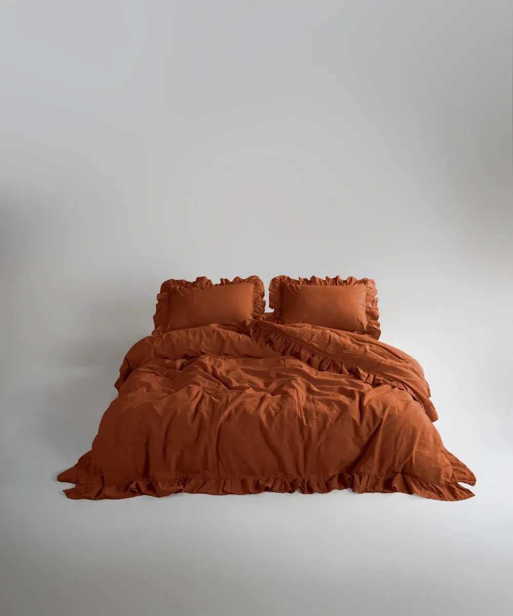 Постільна білизна Stonewashed Exclusive Ranforse 200 × 220 см (євро) Automne від Limasso